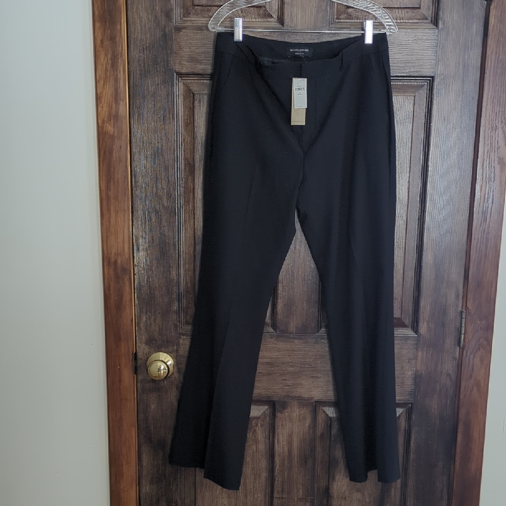 Banana Republic Black Bootcut Dress Pants